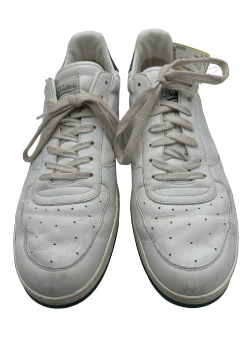 Louis Vuitton Shoe Size 11 AS IS White Leather Solid Sneaker Men's Shoes 11