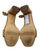 naturalizer Shoe Size 9.5 Blush Beige Suede Block Heel Ankle Buckle Sandal Pumps Blush Beige / 9.5