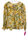 Tuckernuck Size S Yellow, Green, Orange Cotton Sheared Beaver ikat floral Top Yellow, Green, Orange / S