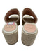 J. Crew Shoe Size 9 Sand Beige Textile Platform Espadrille Sandals Sand Beige / 9