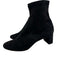 Loeffler Randall Shoe Size 9.5 Black Leather Suede Round Toe Sock Boot Boots Black / 9.5