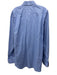 Nikky Size 17.5 Blue & White Cotton Plaid Button Down Men's Long Sleeve Shirt Blue & White / 17.5