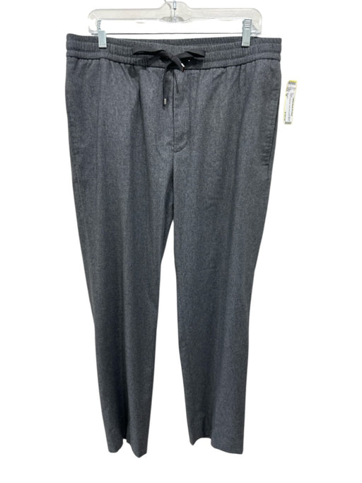 Moncler Size 50 Gray Polyamide Solid Men's Pants Gray / 50
