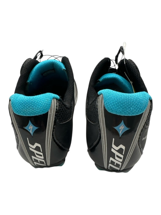 Specialized Shoe Size 40 Black & Blue Synthetic Velcro Strap Cycling Shoes Black & Blue / 40