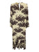 Tuckernuck x India Hicks Size M Beige & Gray Viscose Long puff sleeve Maxi Dress Beige & Gray / M