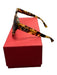 Valentino tortoise Plastic Gold hardware Stone Detail Brown Lenses Sunglasses tortoise