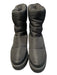 Coach Shoe Size 9.5 Black Fabric Mid Calf Height Puffer Logo Lug Sole Boots Black / 9.5