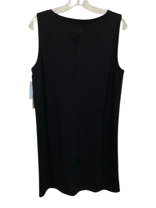 Eileen Fisher Size S Black Cotton Sleeveless Dress Black / S