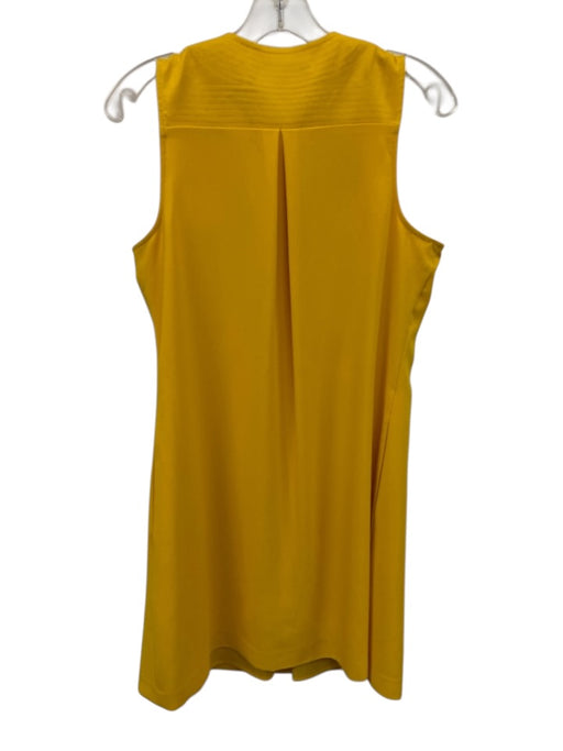 Trina Turk Size 4 Yellow Polyester Sleeveless Tassels Dress Yellow / 4