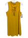 Trina Turk Size 4 Yellow Polyester Sleeveless Tassels Dress Yellow / 4