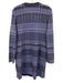 Misook Size Small Purple Mix Knit Buttons Long Sleeve Dress Purple Mix / Small