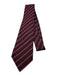 Givenchy AS IS Maroon & Blue Diagonal Stripe Logo Tie Maroon & Blue
