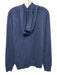 Theory Size M Blue Cashmere Heathered Ribbed Trim hood Sweater Blue / M