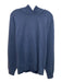 Theory Size M Blue Cashmere Heathered Ribbed Trim hood Sweater Blue / M