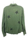 SNDYS. Size 1 Green Cotton Button Down stars Top Green / 1