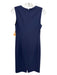 Theory Size 2 Navy Blue Triacetate Blend Sheath Midi Dress Navy Blue / 2
