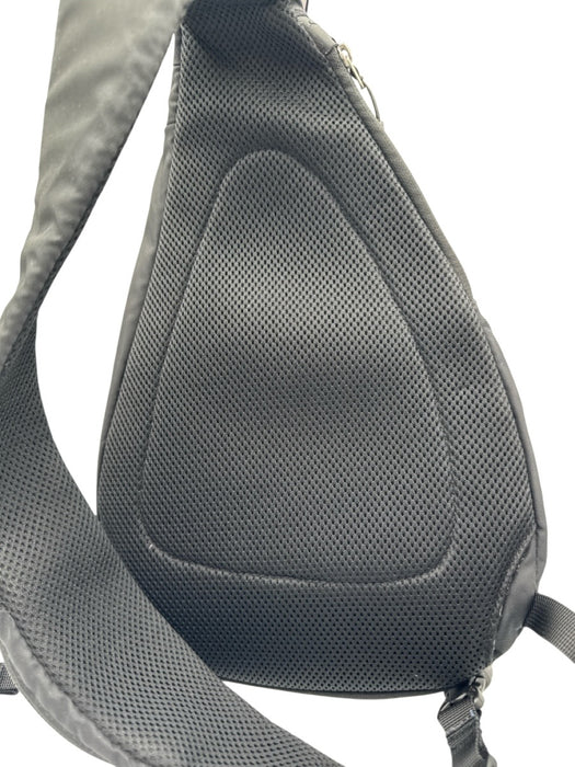 Patagonia Black Nylon Zip Close One Strap Sling Backpack Bag Black