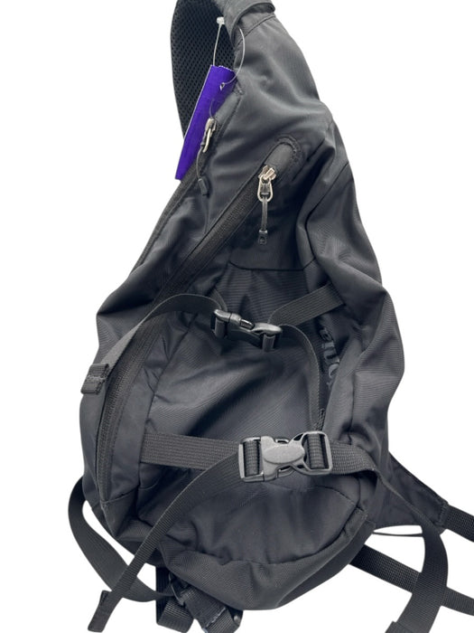 Patagonia Black Nylon Zip Close One Strap Sling Backpack Bag Black