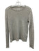 Zadig & Voltaire Size XS Light Gray Cashmere Long Sleeve Distressed Top Light Gray / XS