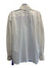 Chanel Size 38 White Cotton Long Sleeve Logo Detail Button Up Shirt Top White / 38