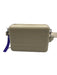 Away Beige Polycarbonate Hard Shell Zip Close Removable Strap Crossbody Bag Beige / Mini