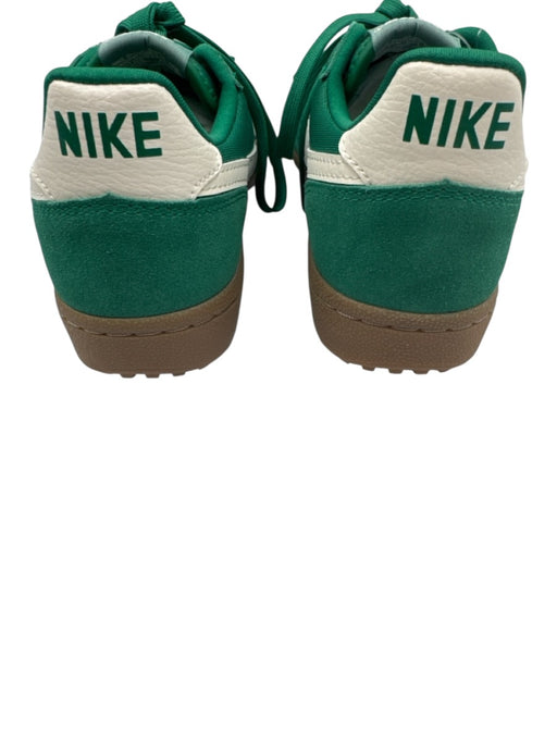 Nike Shoe Size 8 Green & White textile upper Suede Detail Swoosh Sneakers Green & White / 8