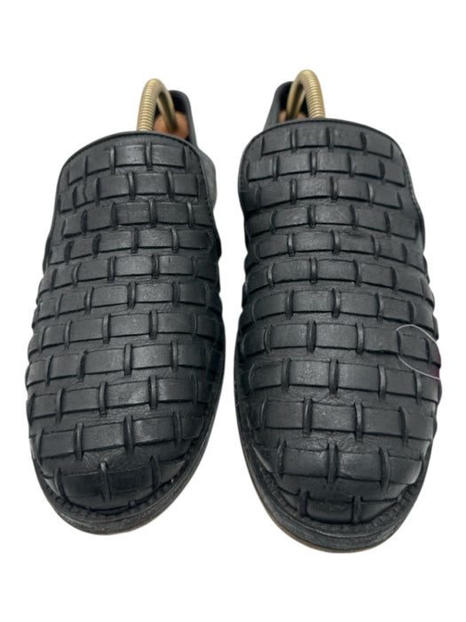 Billy Reid Shoe Size 10.5 Black Leather Woven Slip On Men's Shoes 10.5