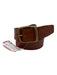 Billy Reid Brown Leather Solid Men's Belt Brown