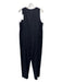 Billy Reid Size S Black Silk Sleeveless V Neck Paneled Patch Pocket Jumpsuit Black / S