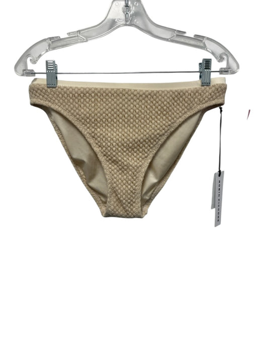 Robin Piccone Size Medium Beige Netting 2 Piece Set Bikini Swimsuit Beige / Medium