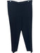Theory Size 6 Black Triacetate Elastic Waist High Rise Tapered Pants Black / 6