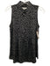 Equipment Femme Size XS Black & White Silk Pintuck Details Flowers Top Black & White / XS