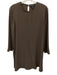 Eileen Fisher Size Petite XS Brown 3/4 Sleeve Tunic Top Brown / Petite XS
