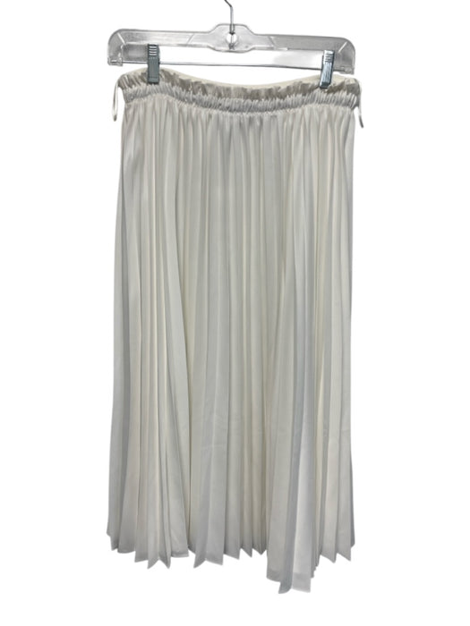 Proenza Schouler Size S White & Black Polyester Elastic Waist Drawstring Skirt White & Black / S