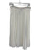 Proenza Schouler Size S White & Black Polyester Elastic Waist Drawstring Skirt White & Black / S
