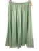 Vince Size S Light Green Silk Elastic Waist lined A Line Midi Skirt Light Green / S