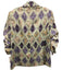 Cinq a Sept Size 2 Mint Green & Multi Polyester 3/4 Sleeve Diamond Blazer Jacket Mint Green & Multi / 2
