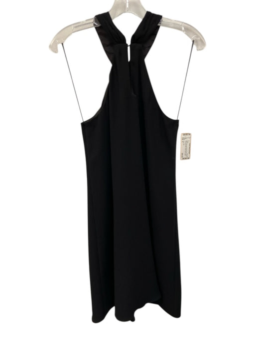 Trina Turk Size S Black Recycled Polyester Blend Halter Sleeveless Bow Dress Black / S