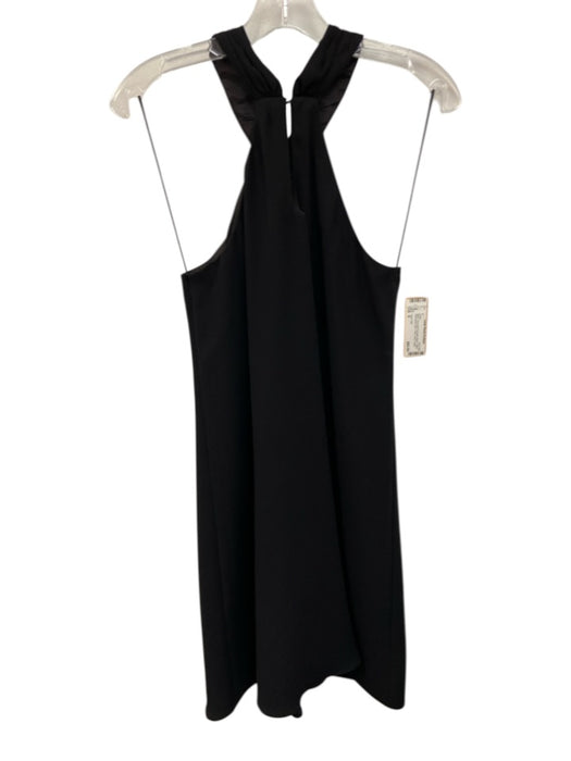 Trina Turk Size S Black Recycled Polyester Blend Halter Sleeveless Bow Dress Black / S