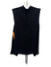 Vince Size S Black No Fabric Tag Sleeveless Ribbed Mock Neck Back Zip Top Black / S