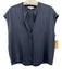 Vince Size S Gray Silk Sleeveless Button Up Hidden Button Top Gray / S
