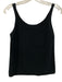 Vince Size XS Black Cotton Sleeveless Knit Texture Scoop neck Top Black / XS