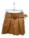 Coach Size 2 Brown Lamb leather High Rise Belted silver hardware Shorts Brown / 2