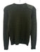 Ralph Lauren Size M Green Cashmere Cable Knit Ribbed Trim Sweater Green / M