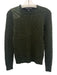 Ralph Lauren Size M Green Cashmere Cable Knit Ribbed Trim Sweater Green / M