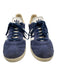 Adidas Shoe Size 8.5 Navy Blue & White Suede Upper Lace Up Low Top Sneakers Navy Blue & White / 8.5