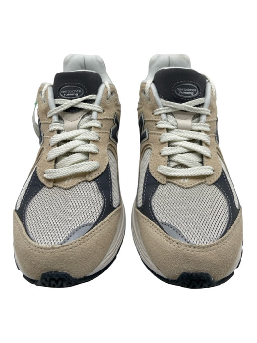 New Balance Shoe Size 9 Gray, Beige & White Suede Synthetic Low Top Sneakers Gray, Beige & White / 9