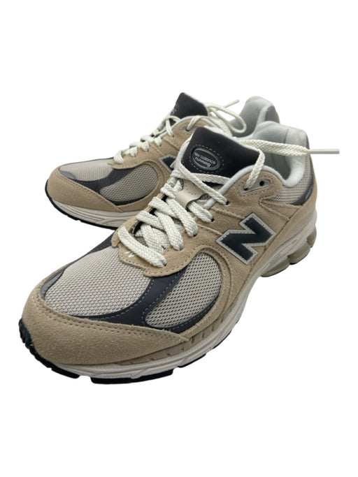 New Balance Shoe Size 9 Gray, Beige & White Suede Synthetic Low Top Sneakers Gray, Beige & White / 9