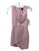 NBD Size XS Light Pink Rayon & Nylon Blend Sleeveless Back Zip Darted Dress Light Pink / XS