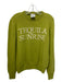 Fuzzi Size S Green & White Wool & Viscose Graphic Long Sleeve Sweater Green & White / S